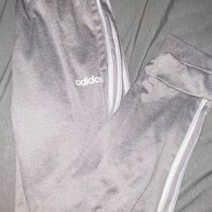 Adidas Gray joggers.
